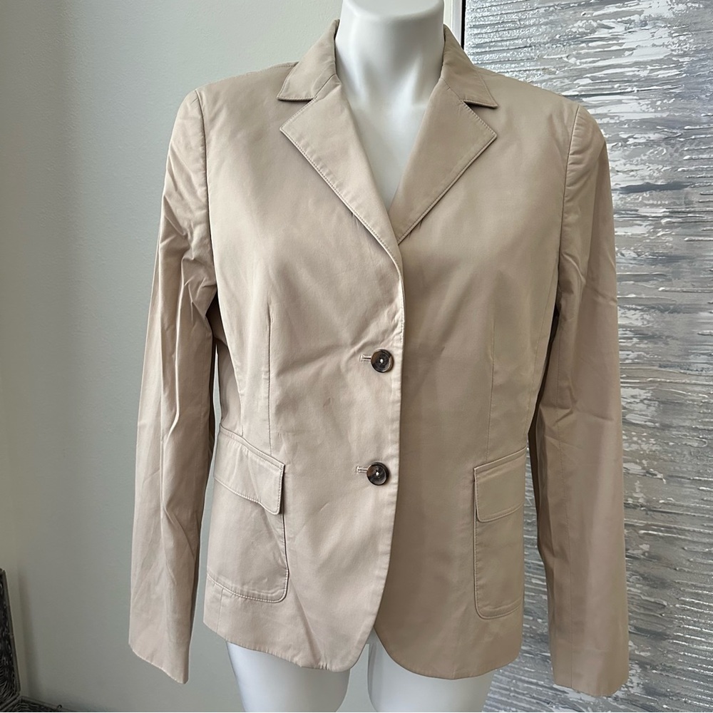 Brooks Brothers Women's Beige Blazer Size 12